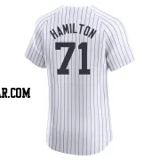 Ian Hamilton Men's New York Yankees White Elite Home Jersey