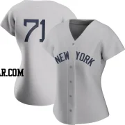 Ian Hamilton Women's New York Yankees Gray Authentic 2021 Field of Dreams Jersey