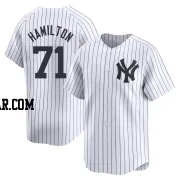 Ian Hamilton Youth New York Yankees White Limited Yankee Home Jersey