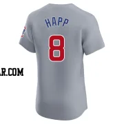 Ian Happ Men's Chicago Cubs Gray Elite Road Jersey