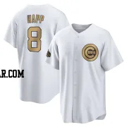 Ian Happ Men's Chicago Cubs White Game Replica 2022 All-Star Jersey