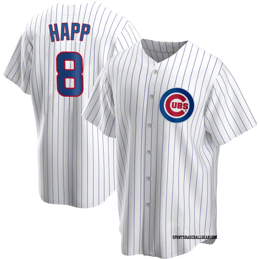 Ian Happ Youth Chicago Cubs White Replica Home Jersey