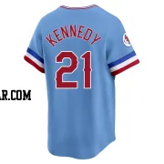 Ian Kennedy Men's Texas Rangers Light Blue Limited Cooperstown Collection Jersey