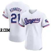 Ian Kennedy Men's Texas Rangers White Elite Home Jersey