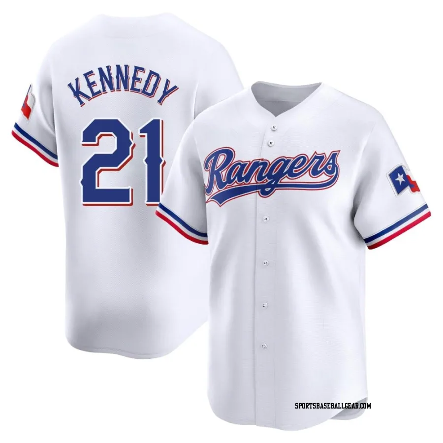 Ian Kennedy Men's Texas Rangers White Limited Home Jersey