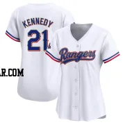 Ian Kennedy Women's Texas Rangers Gold Limited White 2024 Collection Jersey