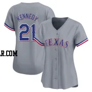 Ian Kennedy Women's Texas Rangers Gray Limited Away Jersey