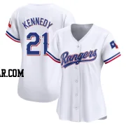 Ian Kennedy Women's Texas Rangers White Limited Home Jersey