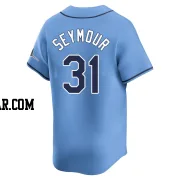 Ian Seymour Men's Tampa Bay Rays Light Blue Limited Alternate Jersey