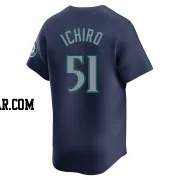 Ichiro Suzuki Men's Seattle Mariners Navy Limited Road Jersey