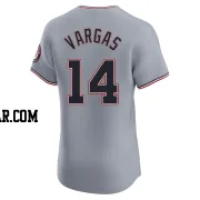 Ildemaro Vargas Men's Washington Nationals Gray Elite Road Jersey