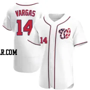 Ildemaro Vargas Men's Washington Nationals White Authentic Alternate Jersey