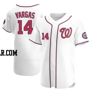 Ildemaro Vargas Men's Washington Nationals White Authentic Home Jersey