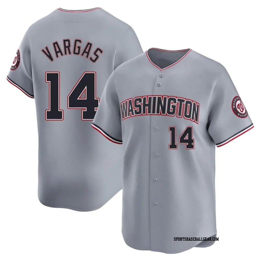 Ildemaro Vargas Youth Washington Nationals Gray Limited Road Jersey