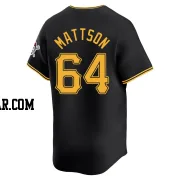 Isaac Mattson Men's Pittsburgh Pirates Black Limited Alternate Jersey