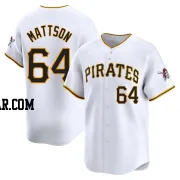 Isaac Mattson Men's Pittsburgh Pirates White Limited Home Jersey