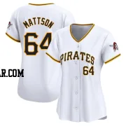 Isaac Mattson Women's Pittsburgh Pirates White Limited Home Jersey