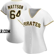 Isaac Mattson Women's Pittsburgh Pirates White Replica Home Jersey