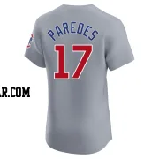 Isaac Paredes Men's Chicago Cubs Gray Elite Road Jersey