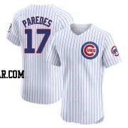 Isaac Paredes Men's Chicago Cubs White Elite Home Jersey