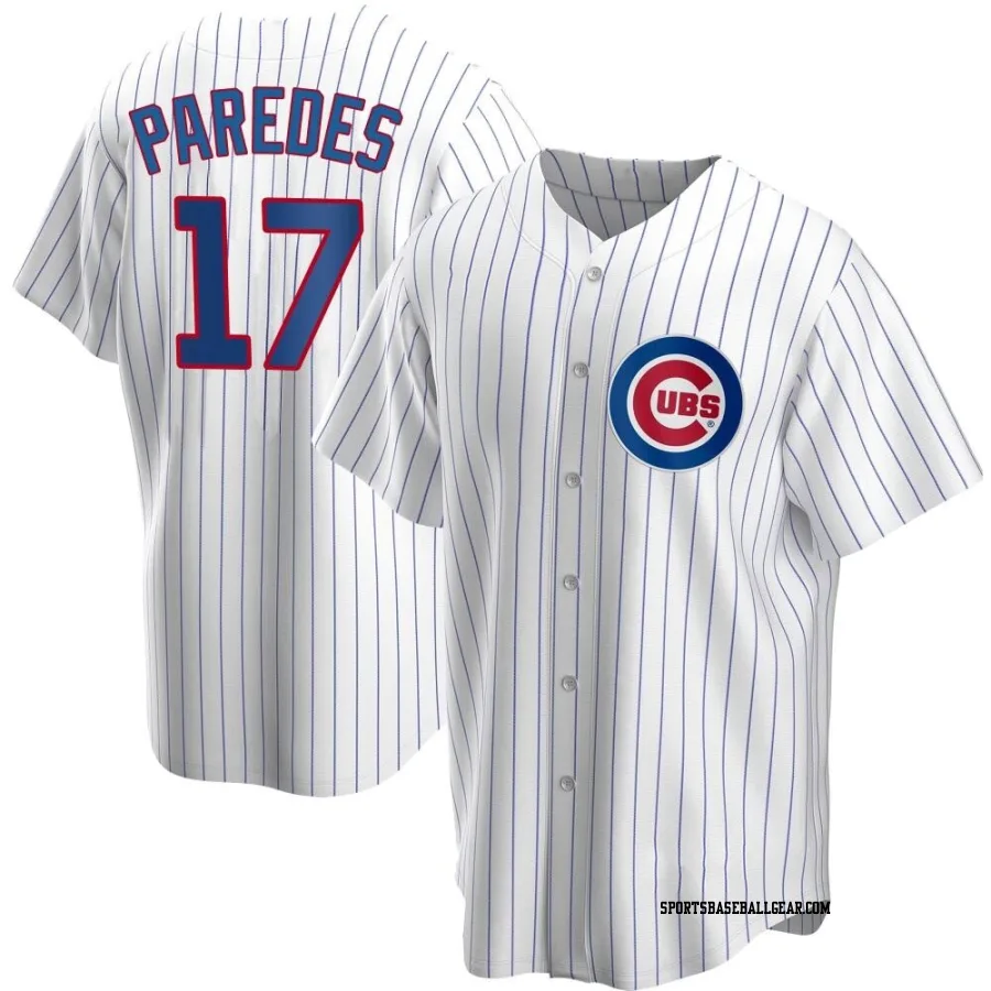 Isaac Paredes Men's Chicago Cubs White Replica Home Jersey