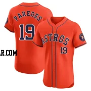 Isaac Paredes Men's Houston Astros Orange Elite Alternate Vapor Premier Jersey