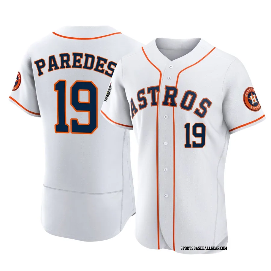 Isaac Paredes Men's Houston Astros White Authentic 2022 World Series Home Jersey