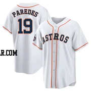 Isaac Paredes Men's Houston Astros White Replica 2022 World Series Champions Home Jersey