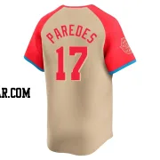 Isaac Paredes Men's Tampa Bay Rays Cream Limited American League 2024 All-Star Game Jersey