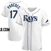 Isaac Paredes Men's Tampa Bay Rays White Authentic Home Jersey