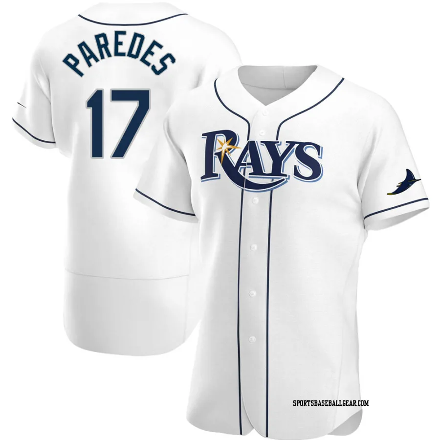 Isaac Paredes Men's Tampa Bay Rays White Authentic Home Jersey