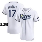 Isaac Paredes Men's Tampa Bay Rays White Elite Home Jersey