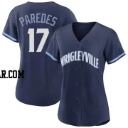 Isaac Paredes Women's Chicago Cubs Navy Authentic 2021 City Connect Jersey