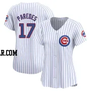 Isaac Paredes Women's Chicago Cubs White Limited Home Jersey