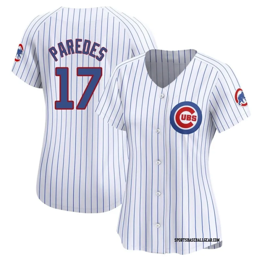 Isaac Paredes Women's Chicago Cubs White Limited Home Jersey