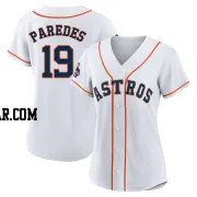 Isaac Paredes Women's Houston Astros White Authentic 2022 World Series Champions Home Jersey