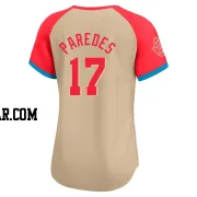 Isaac Paredes Women's Tampa Bay Rays Cream Limited American League 2024 All-Star Game Jersey