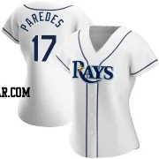 Isaac Paredes Women's Tampa Bay Rays White Authentic Home Jersey