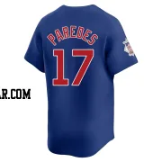 Isaac Paredes Youth Chicago Cubs Royal Limited Alternate Jersey