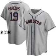 Isaac Paredes Youth Houston Astros Gray Replica Road Jersey