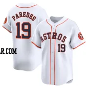 Isaac Paredes Youth Houston Astros White Limited Home Jersey