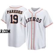 Isaac Paredes Youth Houston Astros White Replica 2022 World Series Home Jersey