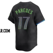 Isaac Paredes Youth Tampa Bay Rays Charcoal Limited 2024 City Connect Jersey