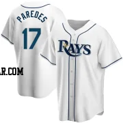 Isaac Paredes Youth Tampa Bay Rays White Replica Home Jersey