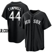 Isaiah Campbell Men's Boston Red Sox Black/White Replica Jersey