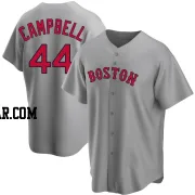 Isaiah Campbell Men's Boston Red Sox Gray Replica Road Jersey