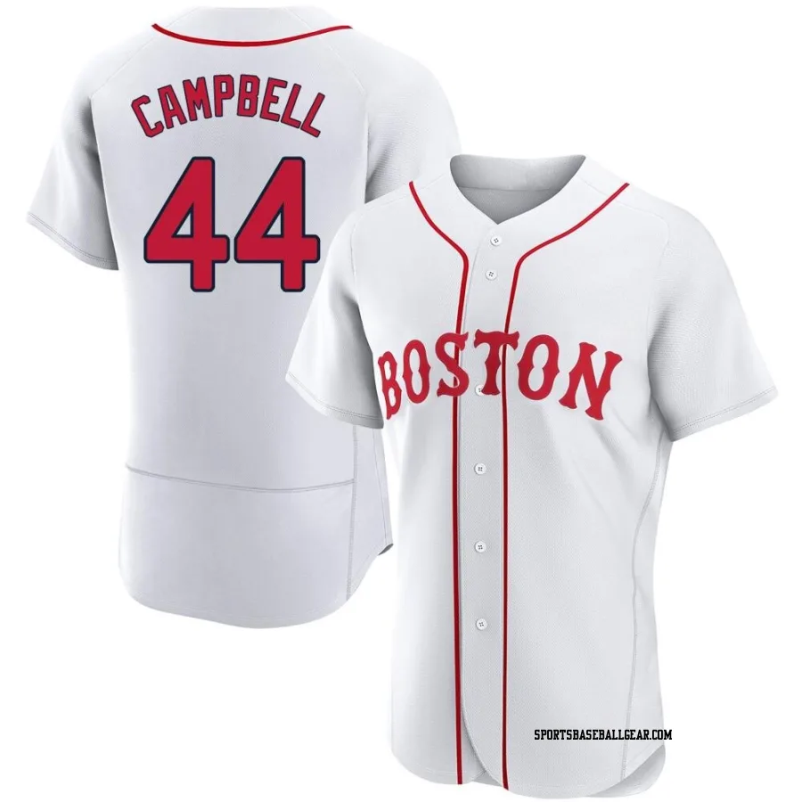 Isaiah Campbell Men's Boston Red Sox White Authentic 2021 Patriots' Day Jersey