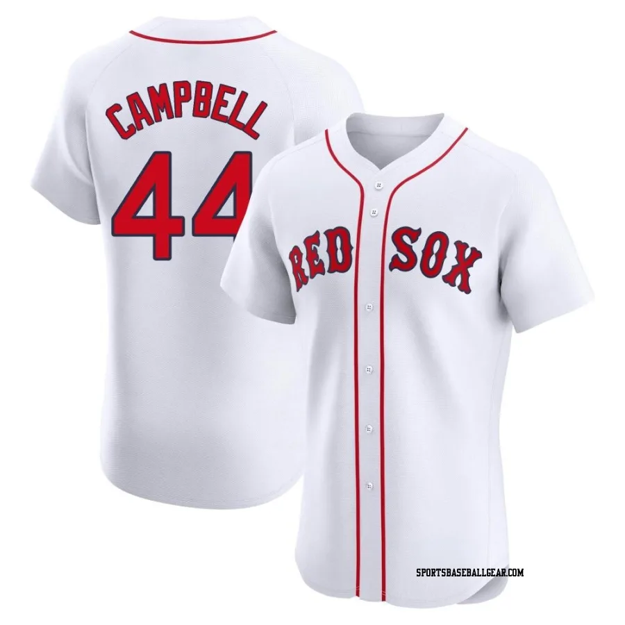 Isaiah Campbell Men's Boston Red Sox White Elite Home Jersey