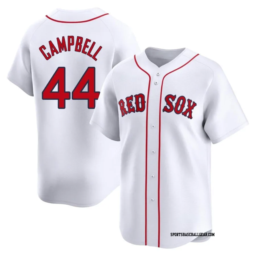 Isaiah Campbell Men's Boston Red Sox White Limited Home Jersey