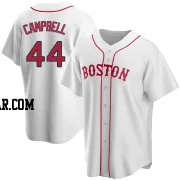 Isaiah Campbell Men's Boston Red Sox White Replica Alternate Jersey